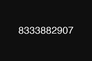 8333882907