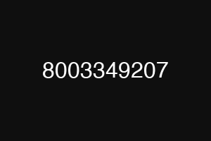 8003349207