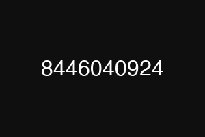 8446040924